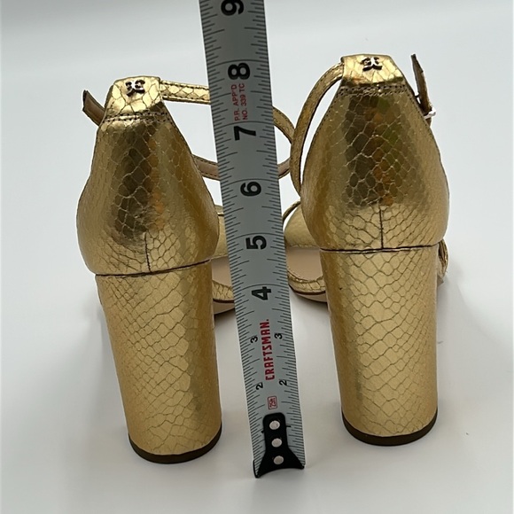 2442- Sam Edelman Yaro Sandals – Gold Color – Size 9.5M – NWT - Picture 7 of 10